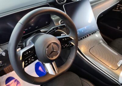wnętrze Mercedes Benz GLC coupe